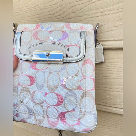 Coach Kristin Sequined Crossbody - Picture 2 of 14